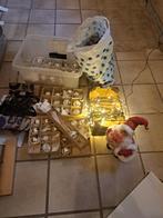 Kerstspullen ballen, verlichting, slingers, Diversen, Kerst, Ophalen, Gebruikt