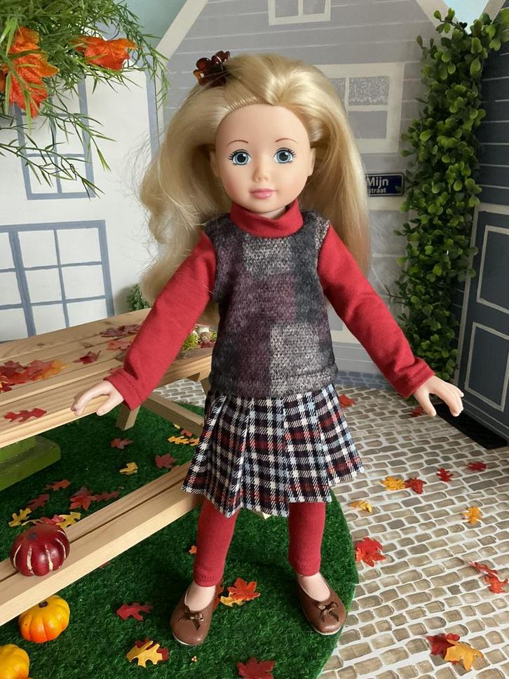 Jolina Ballerina: kleding, rokje, trui en legging., Kinderen en Baby's, Speelgoed | Poppen, Nieuw, Overige typen, Ophalen of Verzenden