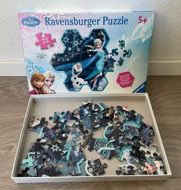 Frozen Ravensburger Puzzel 73 stukjes beschikbaar voor biedingen