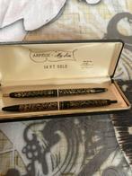 Arpege My Sin Pennenset - 14kt Goud - Vintage, Ophalen of Verzenden
