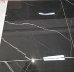 MARMERLOOK ZWART MET VLAM II 6OX6OCM  II  €17,50 PM2  OP=OP, Ophalen, 60 cm of meer, Nieuw, 10 m² of meer