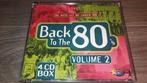 Back To The 80's Volume 2 [4 CD], Cd's en Dvd's, Cd's | Verzamelalbums, Ophalen of Verzenden, Zo goed als nieuw, Pop