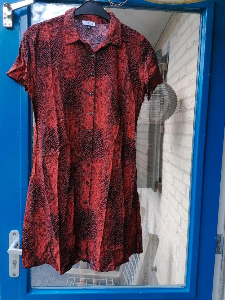 Leuke Terra kleur Jurkje, Kleding | Dames, Jurken, Nieuw, Maat 38/40 (M), Zwart, Boven de knie, Ophalen of Verzenden