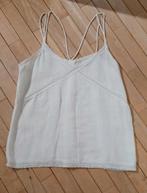 Mooi topje met broderie S, Ophalen of Verzenden, Zo goed als nieuw, Wit, Zonder mouw