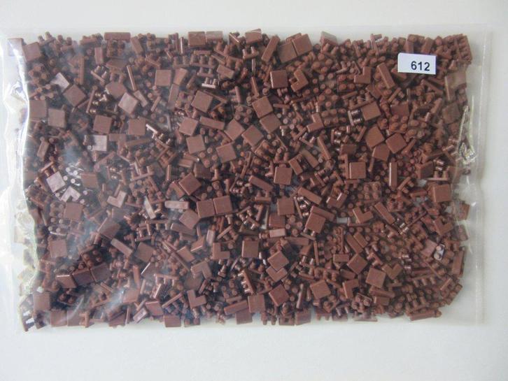 612, donker bruin ministeck, zakje 100 gram, Hobby en Vrije tijd, Ministeck, Gebruikt, Losse ministeck of Strip, Ophalen of Verzenden