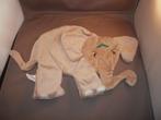 DSW Natalis olifant doek geborduurde ogen van Velours, Kinderen en Baby's, Speelgoed | Knuffels en Pluche, Ophalen of Verzenden