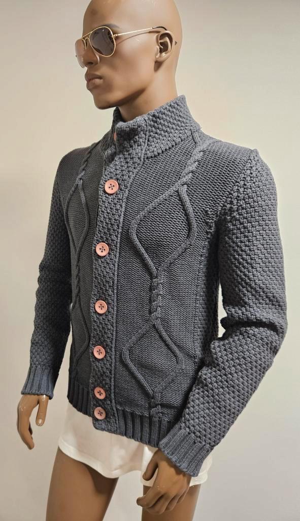 Cast Iron / PME zwaar katoenen gebreid vest (L ) Schoon, Kleding | Heren, Truien en Vesten, Zo goed als nieuw, Maat 52/54 (L)
