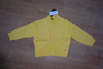 More & More geel vestje/bolero mt 38, nieuw met kaartje beschikbaar voor biedingen