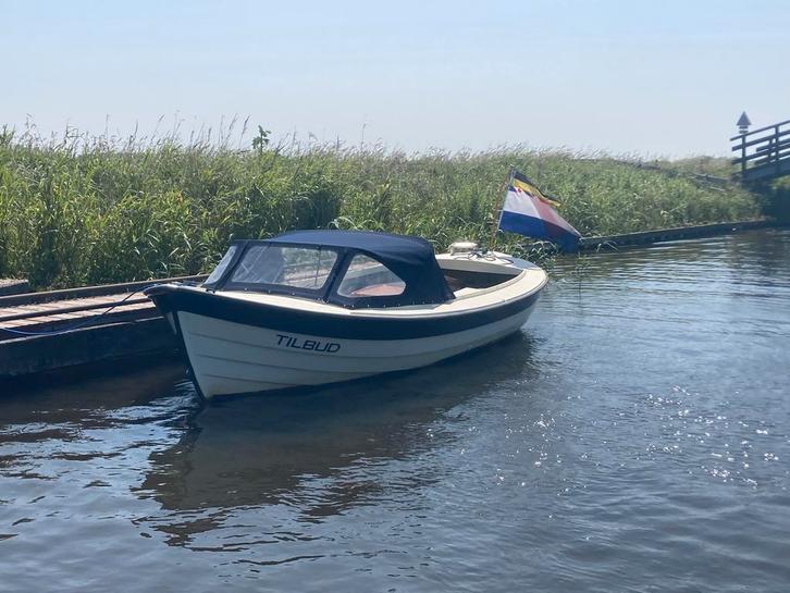 Albatros 21 Sloep, Watersport en Boten, Sloepen, Gebruikt, 10 tot 30 pk, 6 meter of meer, Binnenboordmotor, Diesel, Polyester