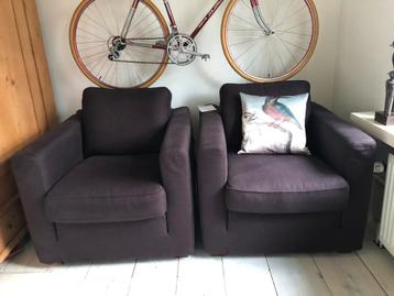 Bruine Linteloo happy living fauteuils, tijdloos design. beschikbaar voor biedingen