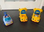 3 grote vrachtwagen/politiewagen (Fisher Price) met poppetje, Ophalen of Verzenden, Auto of Voertuig, Met geluid