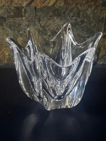 Orrefors tulpvormig kristallen schaaltje - waxinelichthouder beschikbaar voor biedingen