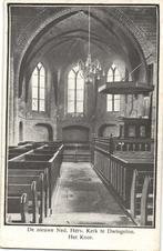 De nieuwe Ned. Herv. Kerk te Dwingeloo. Het Koor. - 1947 gel, Verzamelen, Ansichtkaarten | Nederland, Ophalen of Verzenden, 1940 tot 1960