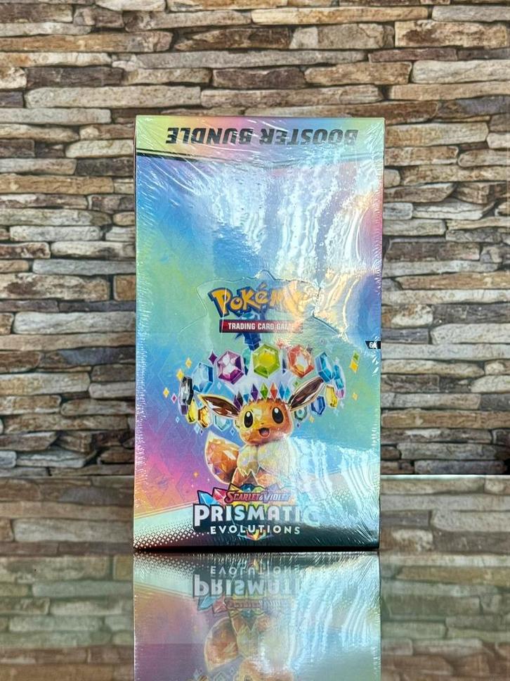 🔥POKEMON PRISMATIC EVOLUTIONS BOOSTER BUNDLE DISPLAY BBD, Hobby en Vrije tijd, Verzamelkaartspellen | Pokémon, Nieuw, Boosterbox