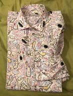Nieuw Wolff Blitz overhemd - Wit met print - Maat 3XL, Ophalen of Verzenden, Zo goed als nieuw, Wit, Halswijdte 43/44 (XL)