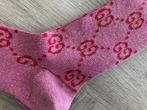 GUCCI sokken, roze met logo in rood en gouden glitters, Kleding | Dames, Sokken en Kousen, Sokken en Kniesokken, Nieuw, Ophalen of Verzenden