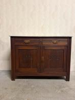 Vintage commode met marmeren blad, Ophalen, Gebruikt, 25 tot 50 cm, Met deur(en)