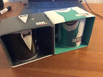 Mr. perfect en Mrs. perfect 2 mokken set. Nieuw in kadobox beschikbaar voor biedingen