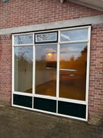 Hardhouten kozijn met bovenlicht, Doe-het-zelf en Verbouw, Kozijnen en Schuifpuien, Ophalen, Zo goed als nieuw, Hout, Raamkozijn