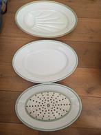 3 schalen antiek. Groene rand, Antiek en Kunst, Ophalen of Verzenden