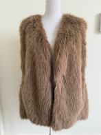 Nieuwe nep bont bodywarmer overzised of 42-46, Bruin, Maat 42/44 (L), Nieuw, Ophalen of Verzenden