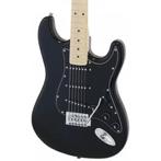 Aria Electric Guitar Black STG-003SPL NIEUW MET DOOS *804128, Muziek en Instrumenten, Snaarinstrumenten | Gitaren | Elektrisch