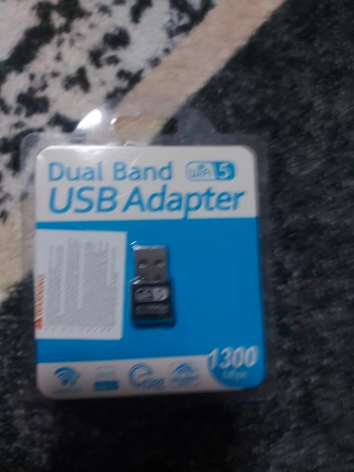 Nieuwe 1300Mbps WiFi Adapter - USB, Computers en Software, Netwerkkaarten, Ophalen of Verzenden
