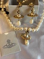 Vivienne Westwood One Row Pearl Drop choker + earrings, Sieraden, Tassen en Uiterlijk, Kettingen, Ophalen of Verzenden, Zo goed als nieuw