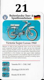 Verzamelkaartje 21 bromfiets victoria super luxus ( 1960 ), Ophalen of Verzenden, Zo goed als nieuw