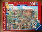 Ravensburger puzzel cities of the world Amsterdam 1000 stuk, 500 t/m 1500 stukjes, Legpuzzel, Zo goed als nieuw, Ophalen