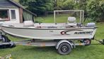 Alumacraft v14 met Pega Kanteltrailer 9.9 PK, Watersport en Boten, Ophalen, Zo goed als nieuw