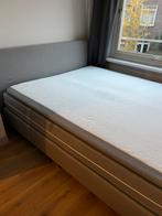 Laatste kans! Boxspring 2 personen 160 breed x 200 lang, Huis en Inrichting, Ophalen, Zwart, Tweepersoons, Zo goed als nieuw