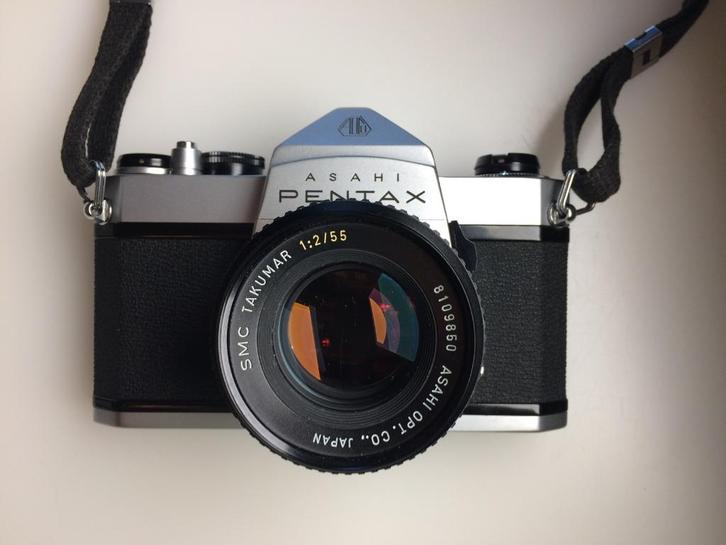 Pentax SP1000 + 55mm f/2, Audio, Tv en Foto, Fotocamera's Analoog, Gebruikt, Spiegelreflex, Pentax, Ophalen of Verzenden