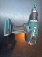 Makita DF457D 18v Boor-Schroefmachine (Zonder Accu), Gebruikt, Variabele snelheid, Ophalen of Verzenden, Boor- en Schroefmachine