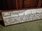 grote antieke prent Amsterdam, Ophalen, Gebruikt, 125 cm of meer, 75 cm of meer