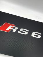 Reclamebord Audi RS4, RS5, RS6, aluminium, Ophalen of Verzenden, Nieuw, Reclamebord