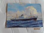 ansichtkaart schip oranje nassau, Verzamelen, Ophalen of Verzenden, Motorboot, Kaart, Foto of Prent