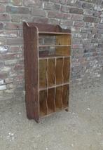 oud houten bordenrek rek kast hangkast regaal, Antiek en Kunst, Ophalen