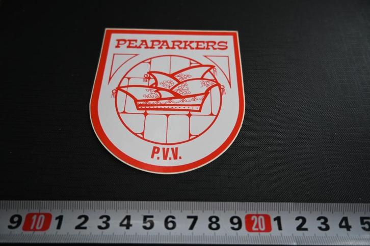 sticker carnaval helmond pvv peaparkers, Verzamelen, Stickers, Zo goed als nieuw, Ophalen