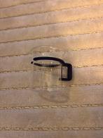 Glazen Bodum mok met donkerblauw handvat te koop, Huis en Inrichting, Keuken | Servies, Ophalen of Verzenden, Overige stijlen