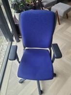 Bureaustoel Ahrend 230 extra hoge rug met lendensteun, Huis en Inrichting, Bureaustoelen, Gebruikt, Blauw, Ophalen of Verzenden