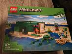 Lego Minecraft turtle beach house, Ophalen of Verzenden, Nieuw, Complete set, Lego