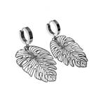Lange Oorbellen Dames Earrings Gepolijst RVS Oorringen Blad, Overige materialen, Hangers, Birgitta-Gracht 33, 6465 EL Kerkrade, Nederland