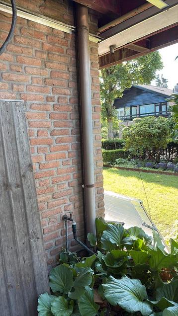 Stalen gegalvaniseerde regenpijp, totaal 11 meter beschikbaar voor biedingen