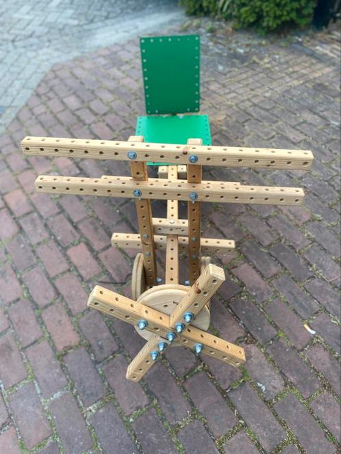Woodmobiel  51-delig educatief bouwpakket compleet + extra’s, Antiek en Kunst, Antiek | Speelgoed, Ophalen