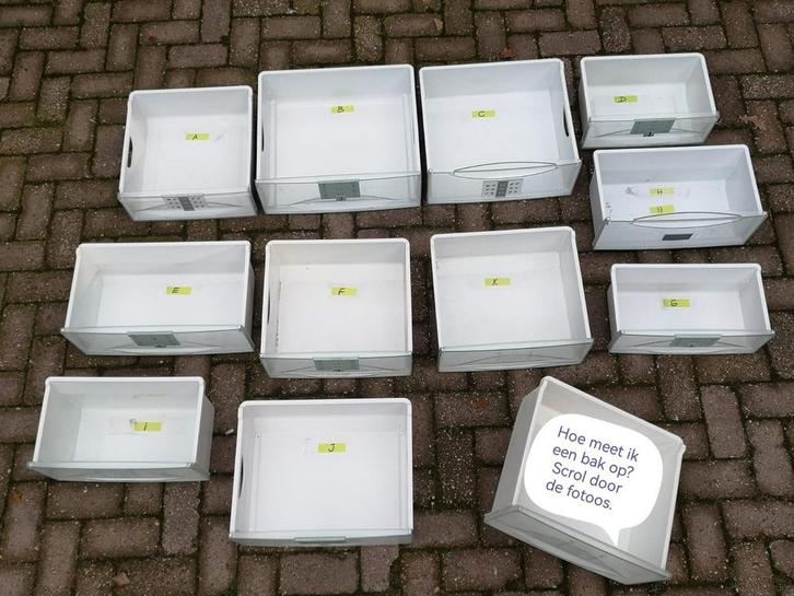 Liebherr en Miele vriesla vrieslade vriesbak vriesschuifla, Witgoed en Apparatuur, Onderdelen en Toebehoren, Gebruikt, Ophalen of Verzenden