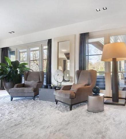 Twee Eric Kuster Fauteuils, Huis en Inrichting, Fauteuils, Gebruikt, Leer, Stof, 75 tot 100 cm, Ophalen of Verzenden