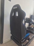 Sparco R100 Sim race stoel blauw, Auto diversen, Autosport-onderdelen, Ophalen, Zo goed als nieuw