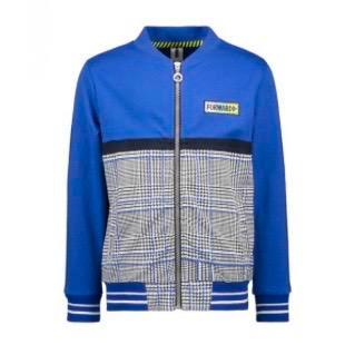 Prachtig B.Nosy vest maat 116 blauw geruit met rits beschikbaar voor biedingen