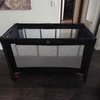 Campingbedje met verhoger en matras, Ophalen, Zo goed als nieuw, Rechthoekig, In hoogte verstelbaar